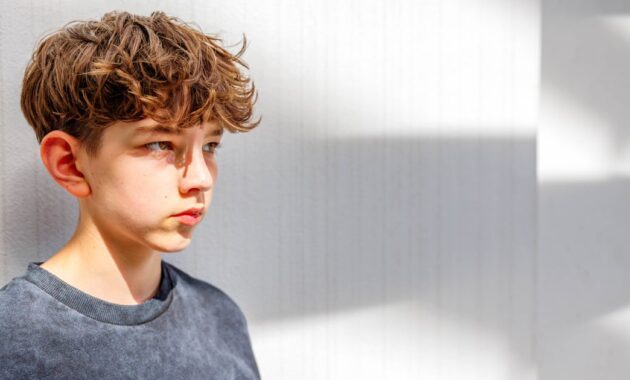 portrait of a teenage