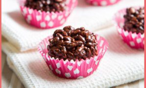 No Bake Healthy Dark Chocolate Rice Crispy Cakes Honest Mum recipe.jpg