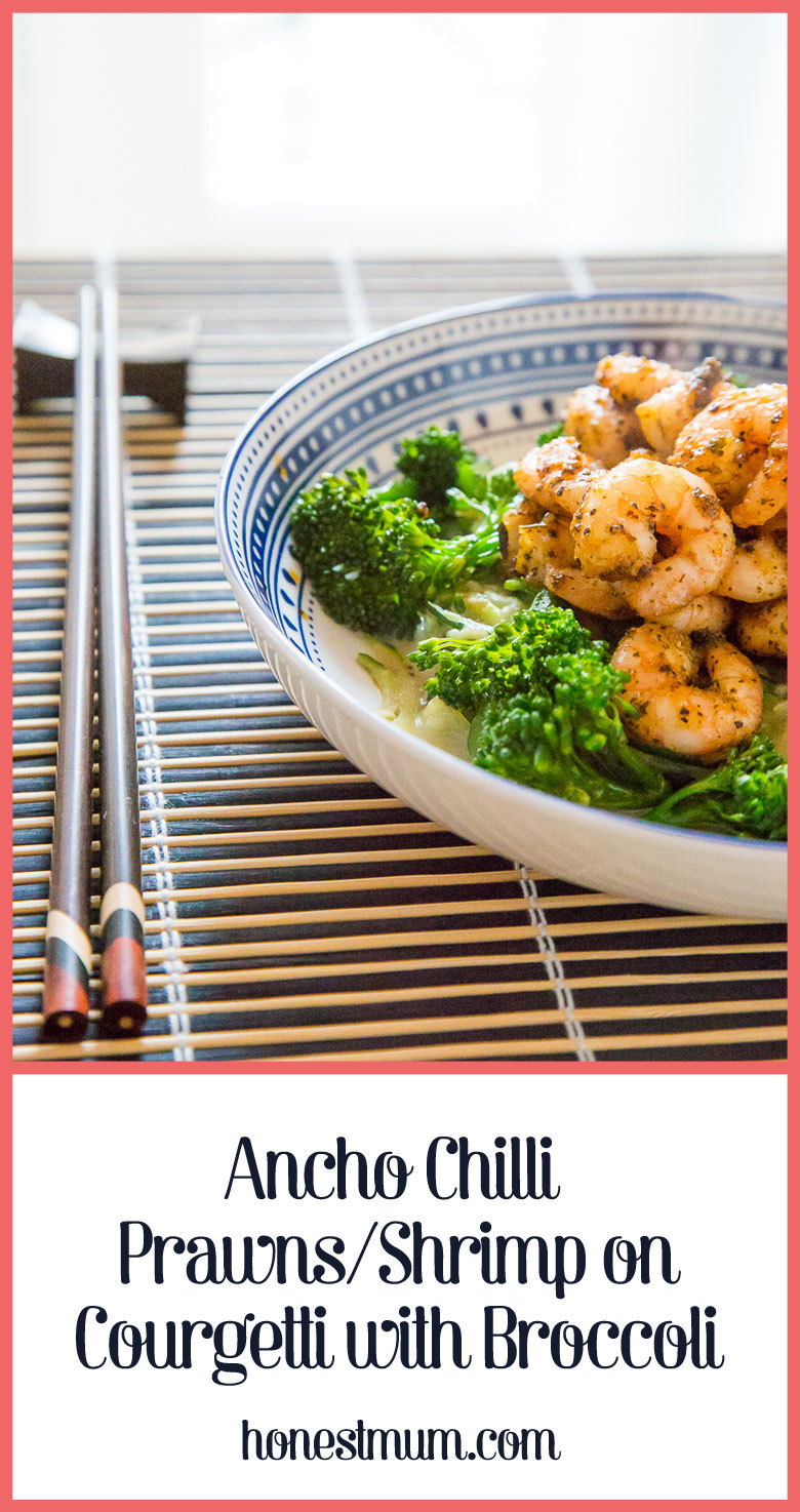 Ancho Chilli Prawns Shrimp on Courgetti with Broccoli Honest Mum recipe.jpg