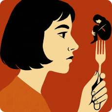 Eating disorder myths cartoon illustration featured image.png