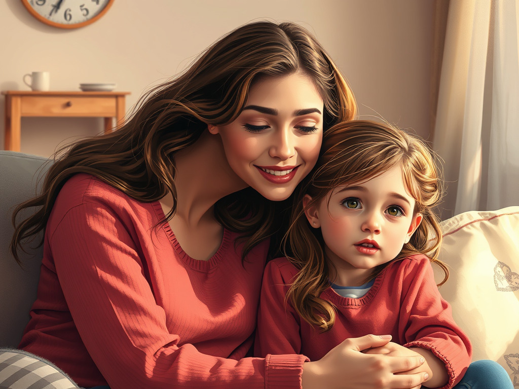 early puberty in girls show mother and the girl with.png