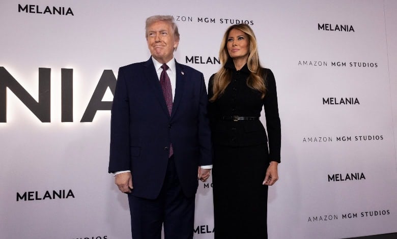 Melania premiere Donald Trump Melania Trump red carpet 2.jpg