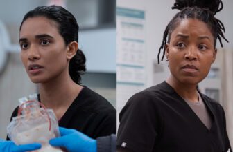 Supriya Ganesh and Ayesha Harris The Pitt Split Publicity H 2026.jpg