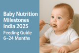 Baby Nutrition Milestones India 2025: Feeding Guide 6–24 Months