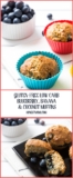 Gluten-Free Low Carb Blueberry, Banana & Coconut Muffins