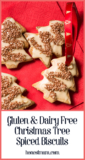 Gluten and Dairy Free Christmas Tree Spiced Biscuits