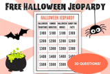 Free Halloween Jeopardy Game For a Frightfully Fun Night