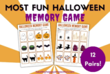 Free Halloween Memory Game For a Frightfully Good Time!