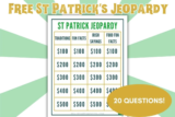 Free St Patrick’s Day Jeopardy That Feels Like a Party