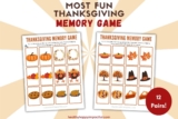 Free Thanksgiving Memory Game You’ll Want to Play Again And Again