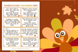 Free Printable Thanksgiving Scavenger Hunt Clues (For A Turkey Day Adventure)