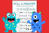 Roll A Monster Dice Game (A Silly Free Printable Kids Love!)