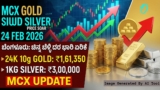 Gold Silver Rate : ಗಗನಕ್ಕೇರಿದ ಬಂಗಾರದ ಬೆಲೆ: ಬೆಂಗಳೂರಿನಲ್ಲಿ ಇಂದಿನ ಚಿನ್ನ, ಬೆಳ್ಳಿ ದರ ವಿವರ ಇಲ್ಲಿದೆ | Gold Silver Rate Today Feb 24 2026: MCX Prices Soar High, Check 22K and 24K Gold Rates In Bengaluru