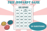 Free Kids Jeopardy Game: The Ultimate Fun Fact Showdown!
