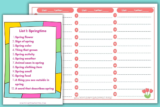 Spring Scattergories Game (+FREE Printable Answer Sheet)