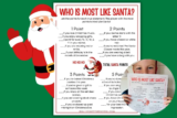Who Is Most Like Santa? A Free & Jolly Christmas Game